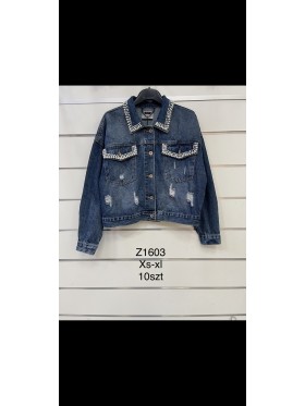 Kurtki Jeansowe damskie  ,Size xs-xl.paczka 10szt,