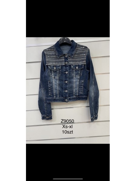 Kurtki Jeansowe damskie  ,Size xs-xl.paczka 10szt,