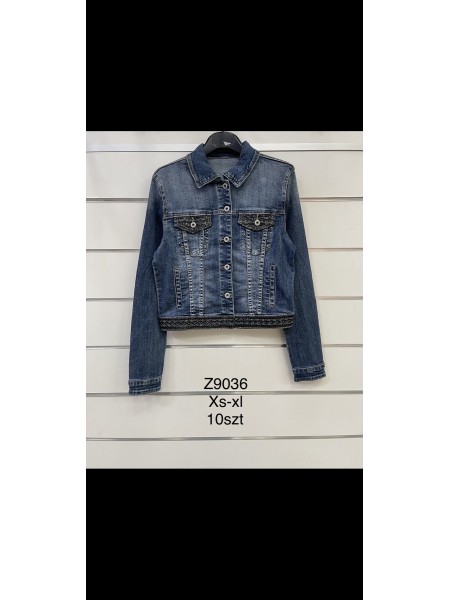 Kurtki Jeansowe damskie  ,Size xs-xl.paczka 10szt,