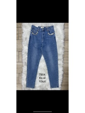 Spodnie Jeansy damskie  ,Size xs-xl.paczka 10szt,