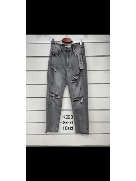 Spodnie Jeansy damskie  ,Size xs-xl.paczka 10szt,