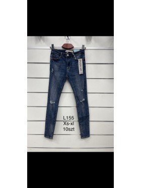 Spodnie Jeansy damskie  ,Size xs-xl.paczka 10szt,