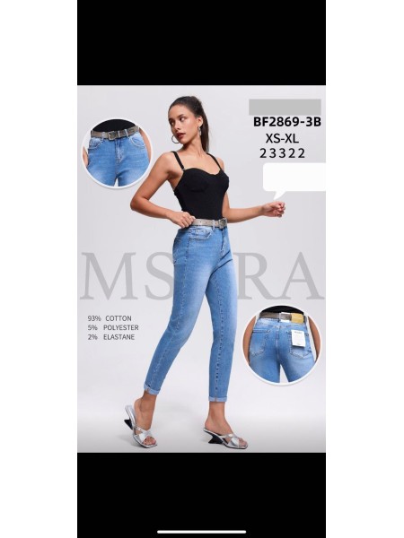 Spodnie Jeansy damskie M'sara ,Size xs-xl.paczka 10szt,