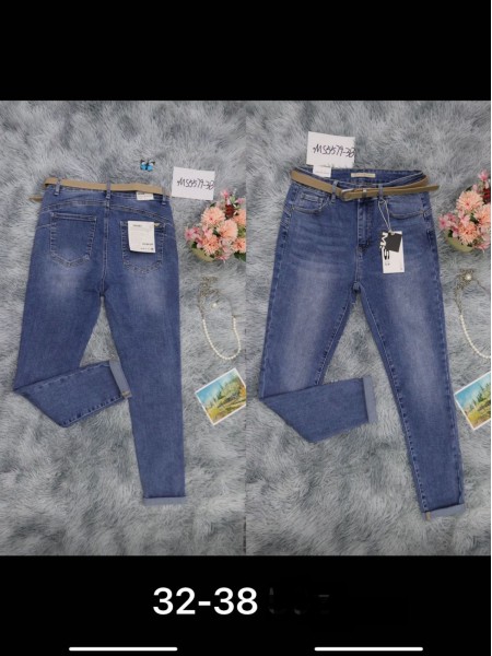 Spodnie Jeansy damskie M'sara ,Size 32-38.paczka 10szt,