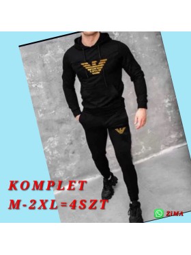 Komplety dresowe meskie  ,Size M-2xl ,paczka 4szt,1 kolor