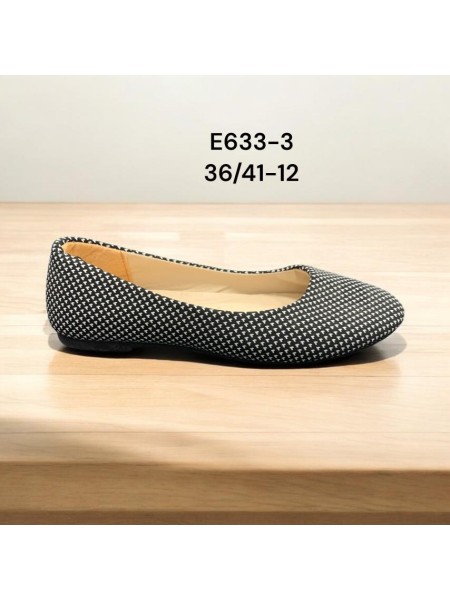 Buty Baleriny Damskie (36-41, 12par)