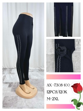 Legginsy damskie , size m-2xl, paczka 12szt ,Mix kolor