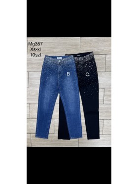 Spodnie Jeansy damskie ,Size xs-xl.paczka 10szt,