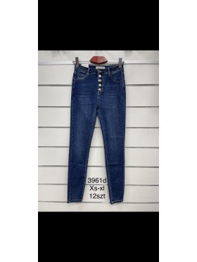 Spodnie Jeansy damskie ,Size xs-xl.paczka 12szt,