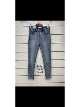 Spodnie Jeansy damskie ,Size xs-xl.paczka 12szt,