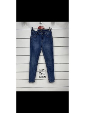 Spodnie Jeansy damskie ,Size xs-xl.paczka 12szt,