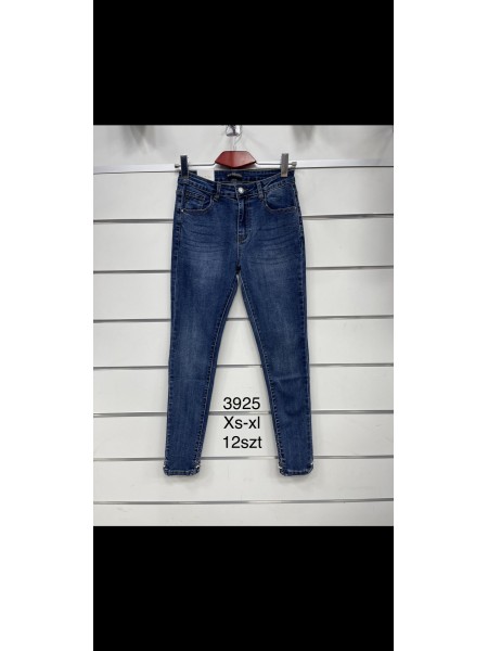 Spodnie Jeansy damskie ,Size xs-xl.paczka 12szt,