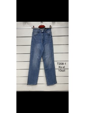 Spodnie Jeansy damskie ,Size xs-xl.paczka 10szt,