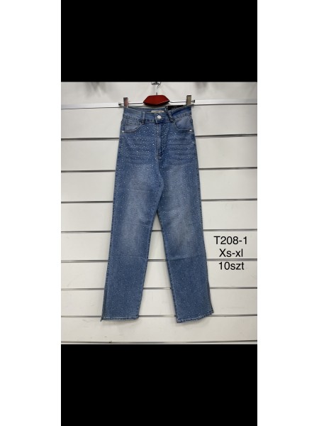 Spodnie Jeansy damskie ,Size xs-xl.paczka 10szt,