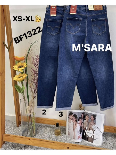 Spodnie Jeansy damskie  M'sara,Size xs-xl.paczka 12szt,