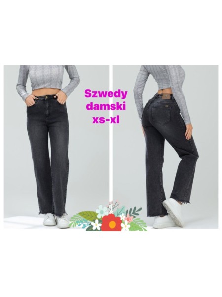 Spodnie Jeansy damskie ,Size xs-xl.paczka 10szt,