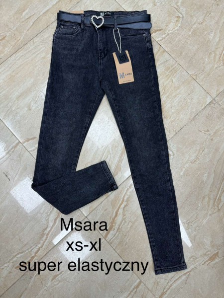 Spodnie Jeansy damskie M'sara,Size xs-xl.paczka 12szt,