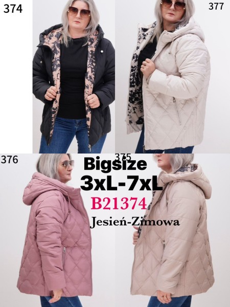 Kurtki damskie ,Size 3-7xl,paczka 5szt,1 kolor