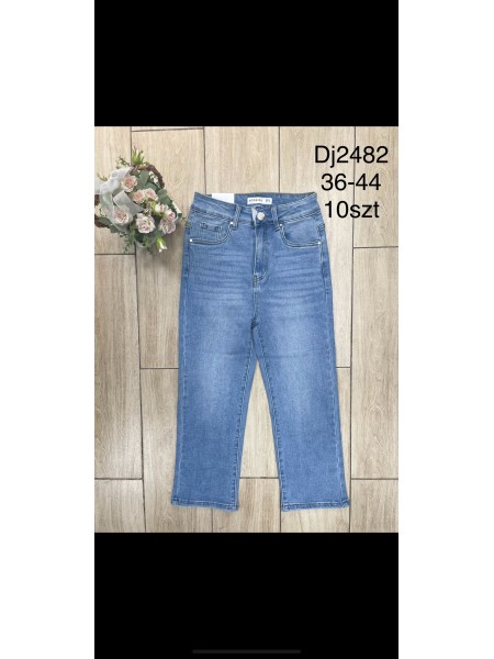 Spodnie Jeansy damskie ,BigSize 36-44.paczka 10szt,