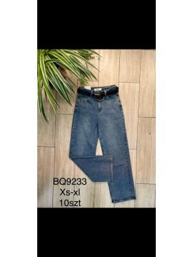 Spodnie Jeansy damskie ,Size xs-xl.paczka 10szt,