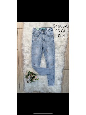 Spodnie Jeansy damskie ,Size 26-31.paczka 10szt,