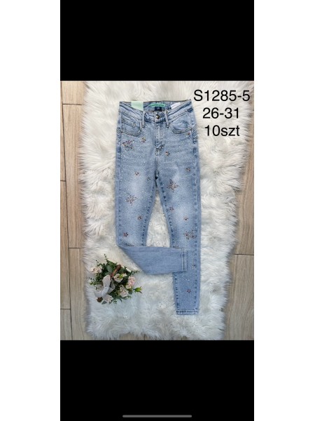 Spodnie Jeansy damskie ,Size 26-31.paczka 10szt,