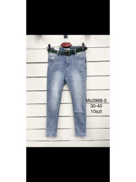 Spodnie Jeansy damskie ,Size 30-40.paczka 10szt,