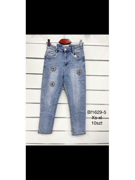 Spodnie Jeansy damskie ,Size xs-xl.paczka 10szt,