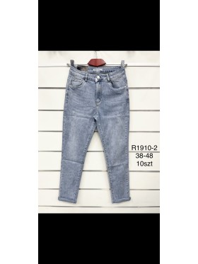 Spodnie Jeansy damskie ,Size 38-48.paczka 10szt,