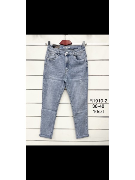 Spodnie Jeansy damskie ,Size 38-48.paczka 10szt,