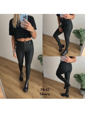 Spodnie skórzane damskie ,Size 34-42.paczka 10szt,