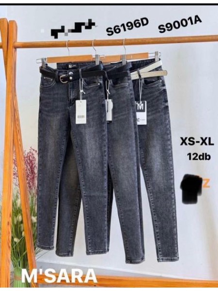 Spodnie   Jeansy damskie M'sara ,Size xs-xl.paczka 12szt,