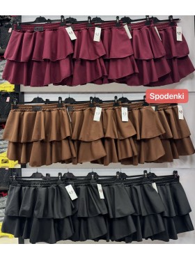 Spodenki damskie Włoskie, size UNI, paczka 6szt ,Mix kolor