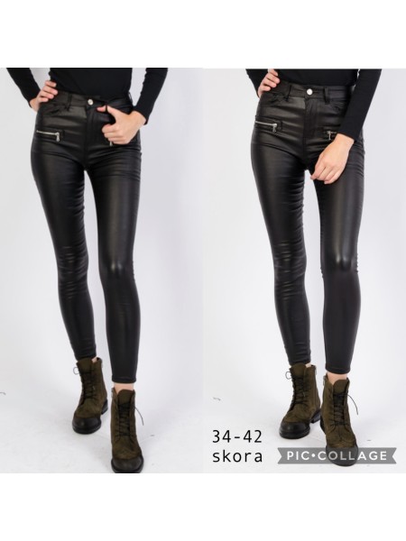 Spodnie skórzane  damskie ,Size 34-42 .paczka 10szt,