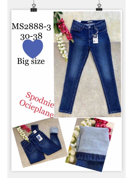 Spodnie Jeansy  damskie M'sara,Size 30-38.paczka 10szt,