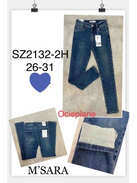 Spodnie Jeansy  damskie M'sara,Size 26-31.paczka 10szt,