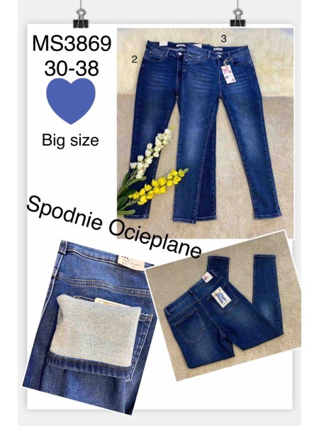 Spodnie Jeansy  damskie M'sara,Size 30-38.paczka 10szt,