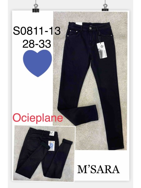 Spodnie Jeansy  damskie M'sara,Size 28-33.paczka 10szt,