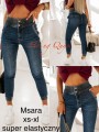 Spodnie Jeansy damskie M'sara,Size XS-xl.paczka 12szt,