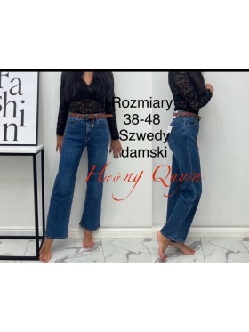 Spodnie Jeansy damskie ,bigSize 38-48.paczka 12szt,