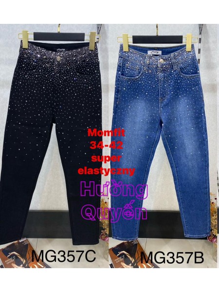 Spodnie Jeansy damskie ,Size 34-42.paczka 10szt,