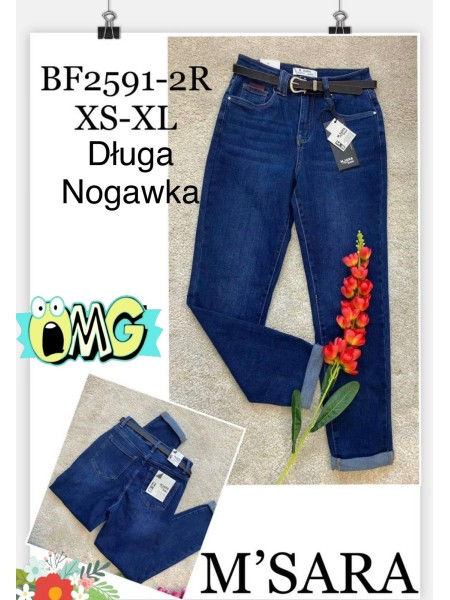 Spodnie Jeansy damskie M'sara,Size XS-xl.paczka 10szt,