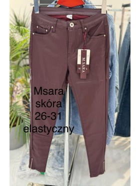 Spodnie skórzane damskie M'sara ,Size 26-31.paczka 10szt,