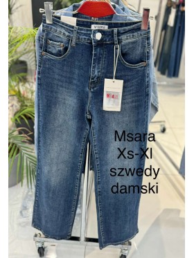 Spodnie Jeansy damskie M'sara,Size XS-xl.paczka 10szt,