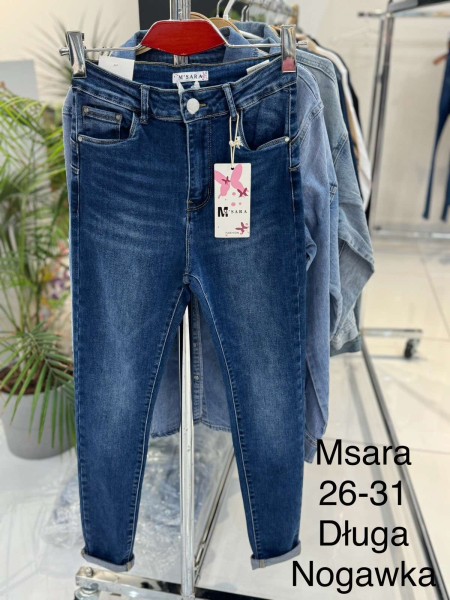 Spodnie Jeansy damskie M'sara,Size 26-31.paczka 10szt,