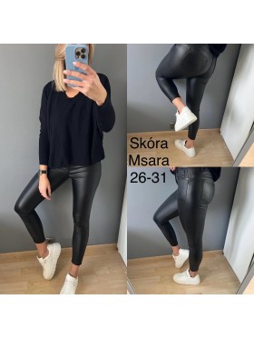 Spodnie skórzane damskie M'sara ,Size 26-31.paczka 10szt,