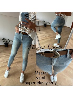 Spodnie Jeansy damskie M'sara,Size XS-xl.paczka 10szt,