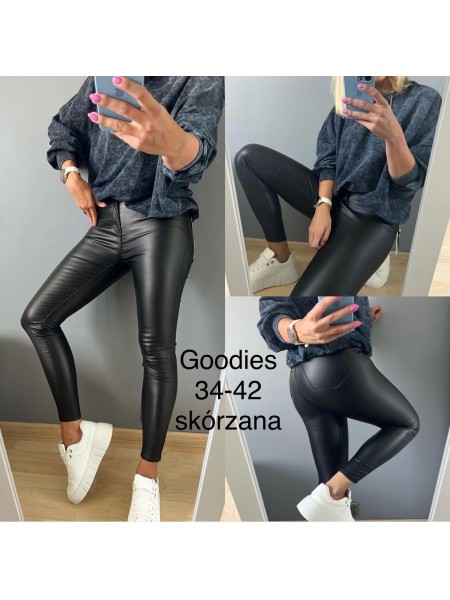 Spodnie skórzane damskie  ,Size 34-42.paczka 10szt,