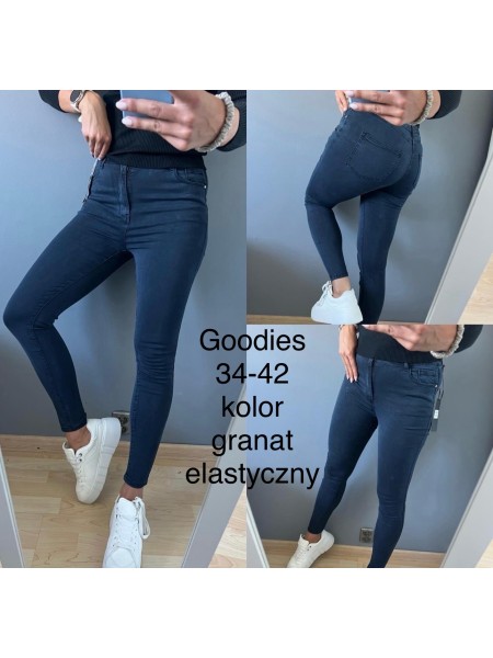 Spodnie Jeansy damskie ,Size 34-42.paczka 10szt,