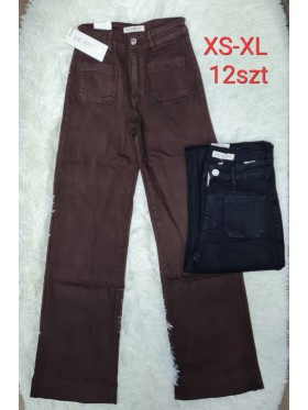 Spodnie Jeansy damskie ,Size xs-xl.paczka 12szt,